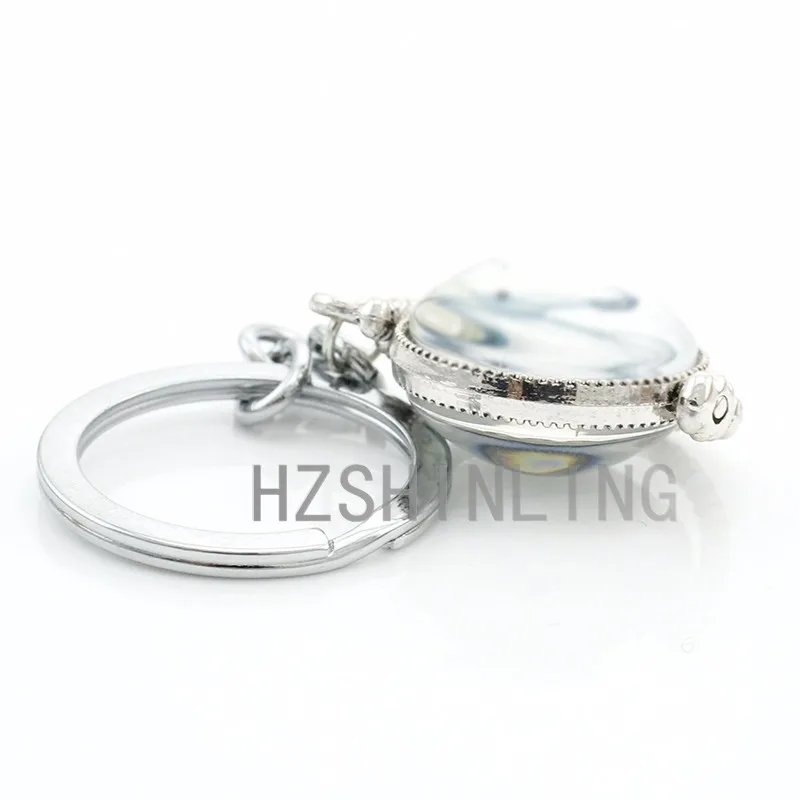 Горячая Распродажа двойными бортами такса собака брелок в винтажном стиле с