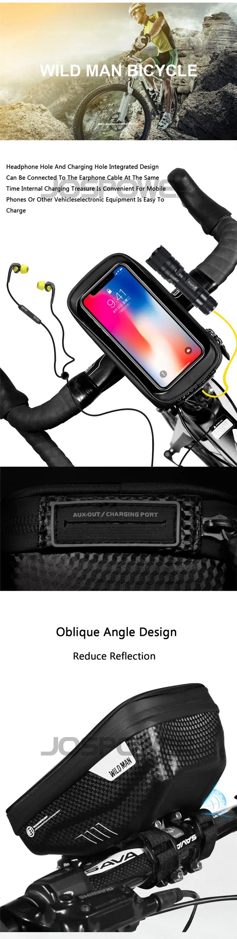 Непромокаемая велосипедная треугольная сумка с защитой от давления, MTB дорожный передний каркас, верхняя трубка с сенсорным экраном, сумка для мобильного телефона, сумка для велосипедного хвоста, сумка для инструментов