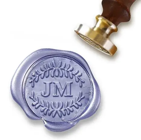 Персонализированная монограмма 2-оригинальная Стандартная печать 1 &quotDie- #145 Laurel