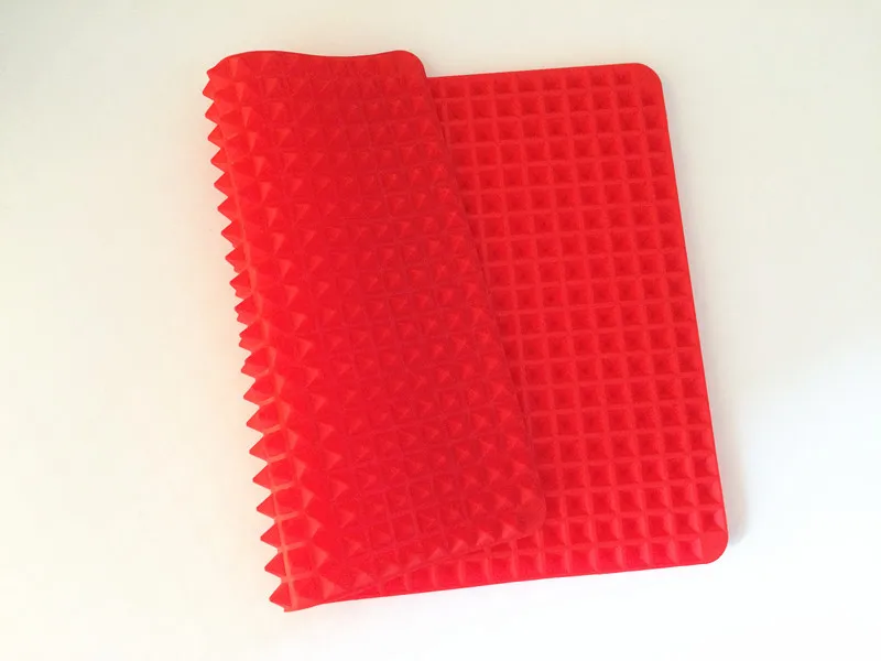 Коврик для запекания в микроволновая печь красная пирамида сковорода