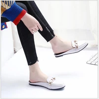 2021 summer ladies casual shoes fashion outside slippers low heels female footwear slides women sandals plus size 33 43