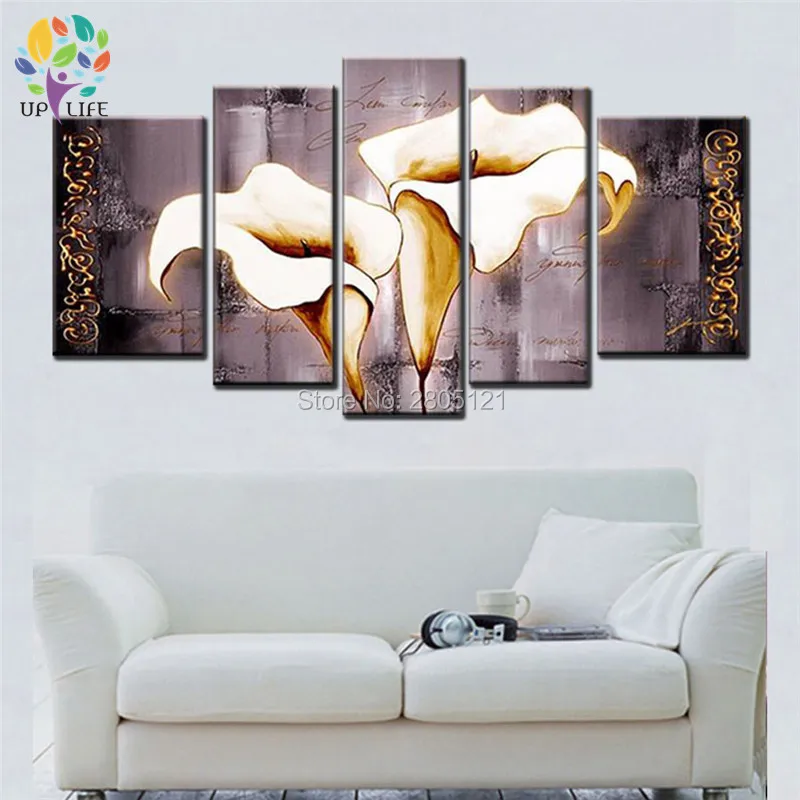 5 шт./комплект абстрактная Настенная картина цветы|art pictures|flower paintingwall art picture |