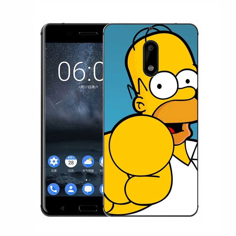 Чехол для Nokia 6 силиконовый популярный Мягкий ТПУ чехол 3 5 плотный телефона |