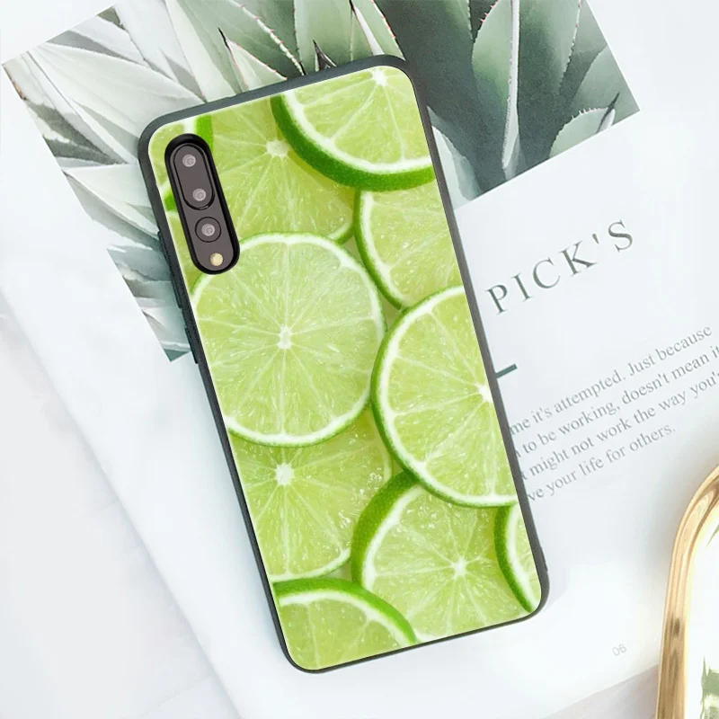 Для huawei Honor V20 чехол для huawei P20 чехол Mofi для huawei P20 Lite Nova 3E 3 3I 4 Honor 8X Max чехол с мультяшным котом лимоном - Цвет: 20