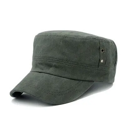 summer new Black Military Cap men tactical military hat Hats Gorra Plana Militar Cadet Hat flat cap free shipping - Цвет: 5