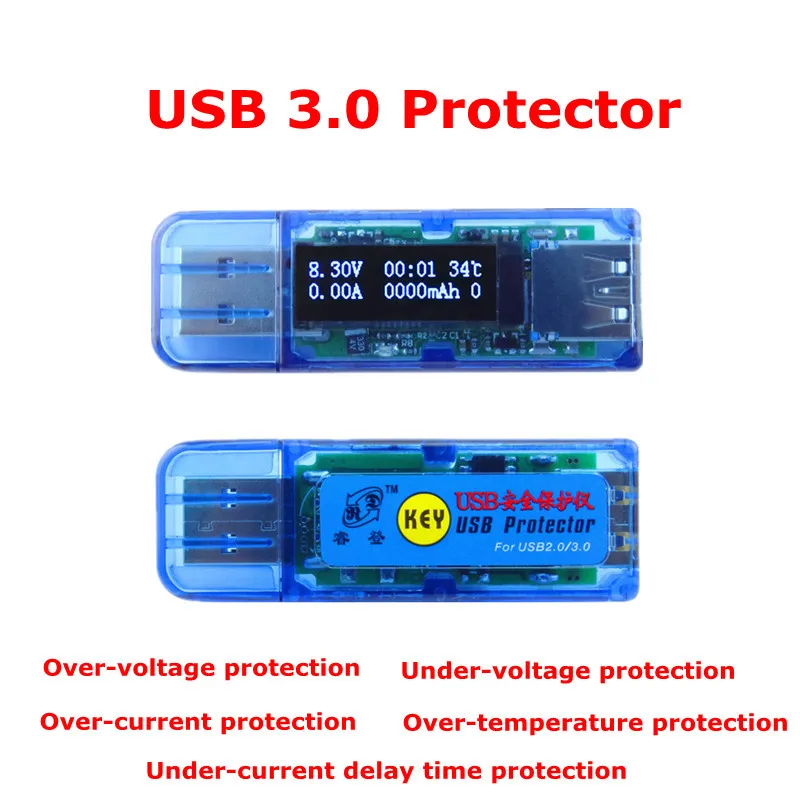 RD 10 шт. OLED USB 3.0 защита инструмента Вольтметр Амперметр Мощность Напряжение Ток
