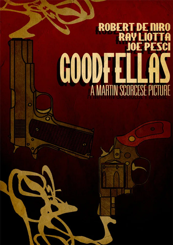 Goodfellas плакаты кино-стикеры Настенные с белым покрытием бумага принты четкое