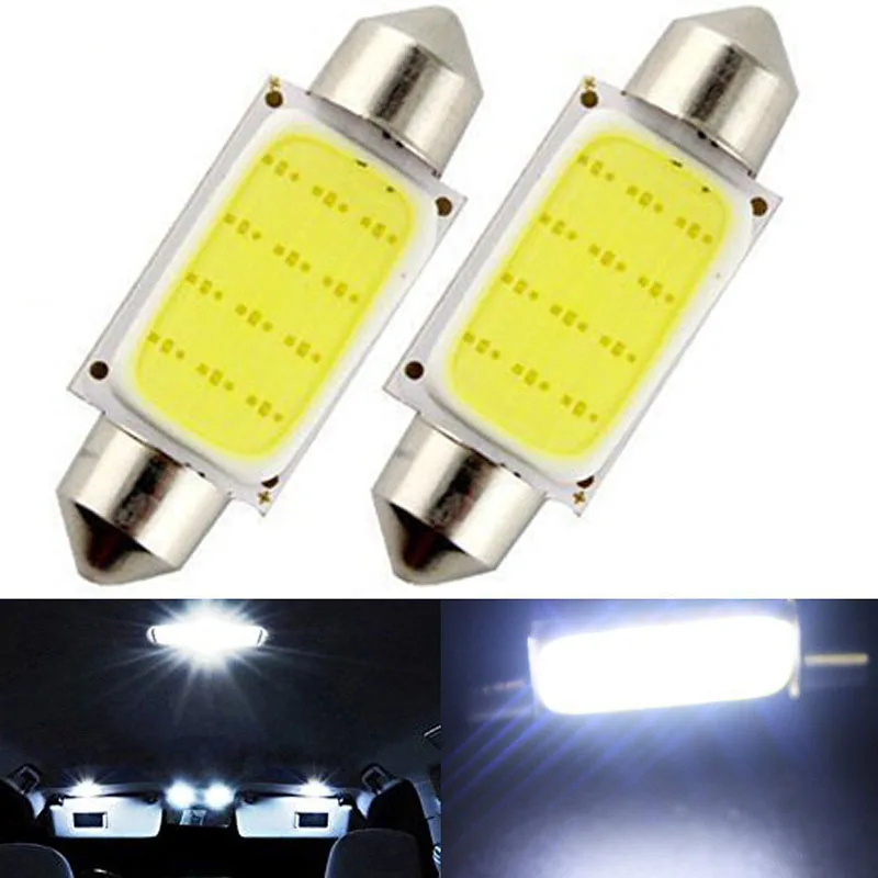 2 шт./компл. 39 мм 3014 30SMD светодиодный автомобильный купольная гирлянда для