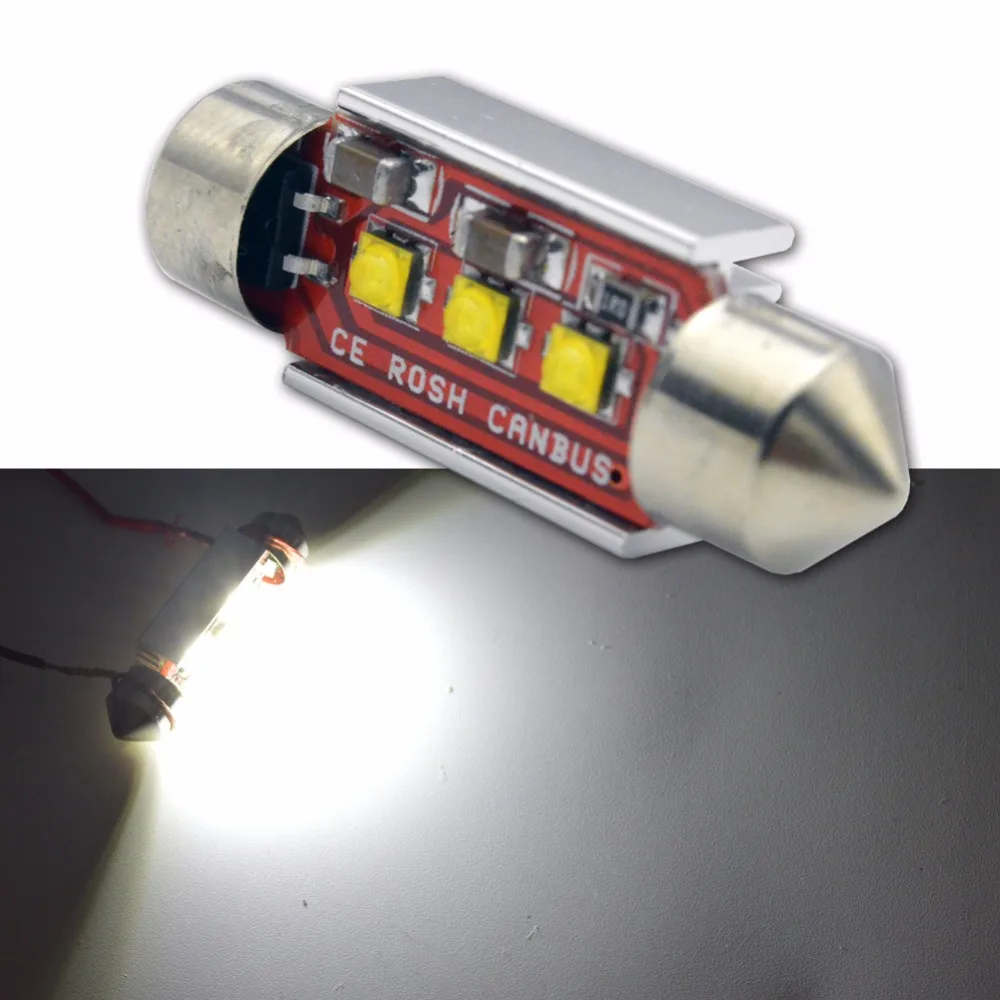 9 W Высокое качество 36 мм/39 мм/41 мм C5W C10W супер яркий AC/DC12-24V Автомобильный светодиодный ламповая гирлянда Canbus Error Free подкладке Doom лампа