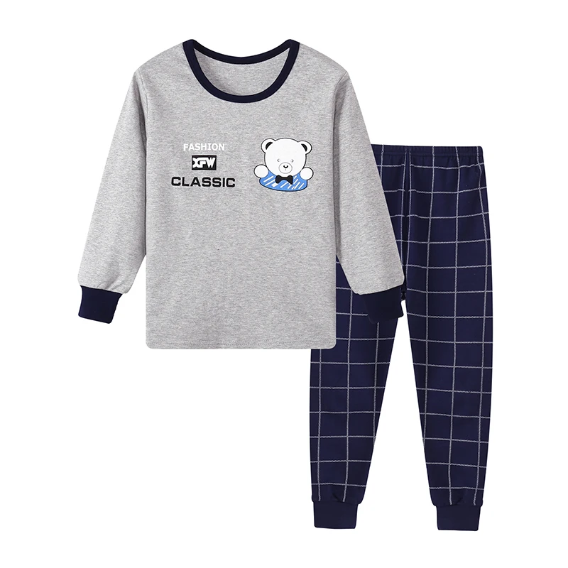 Удобные детские пижамы больших размеров милые для девочек с мультяшным принтом