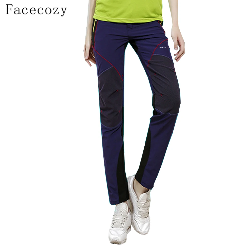Женские быстросохнущие брюки Facecozy эластичные дышащие для походов и рыбалки на