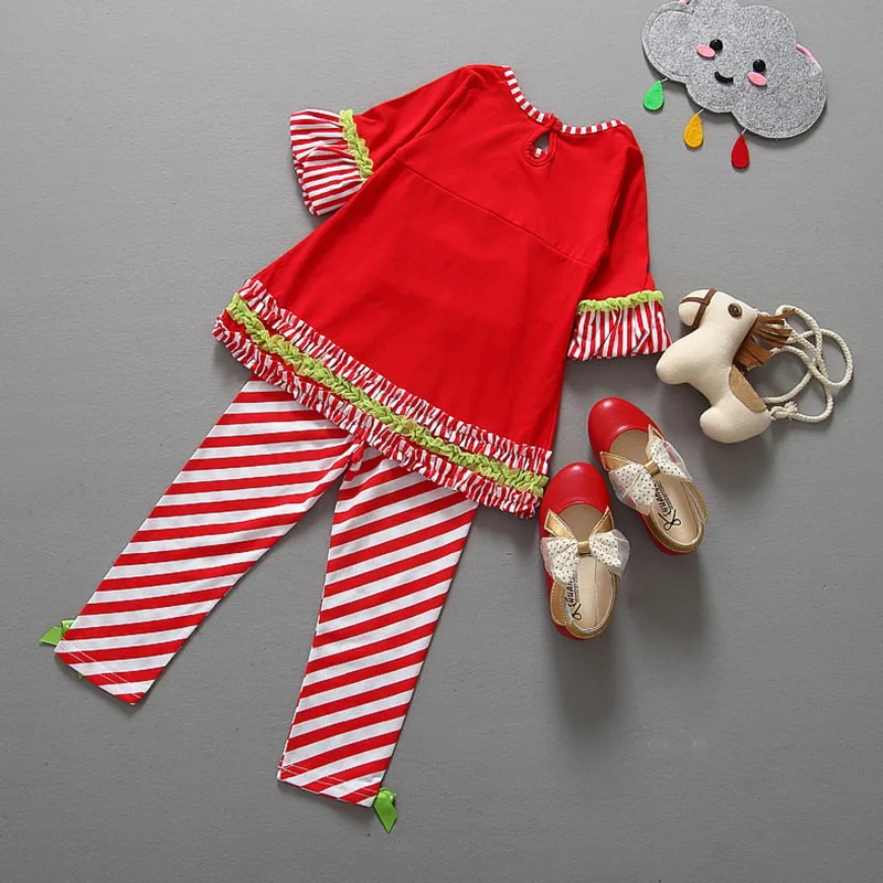 Baby Girls Santa Claus Clothes 2018 Toddler Christmas Costumes For New Year Party Kids Clothing Sets | Детская одежда и обувь