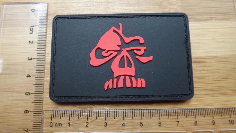 Резиновая нашивка GORILLA SHADOW из ПВХ с рисунком черепа SFG SAS JTF2 KSK 3D тактическая