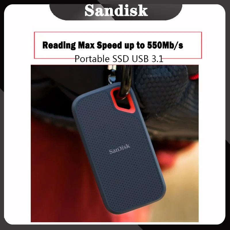 Портативный SSD-накопитель SanDisk USB Type C 250 ГБ 500 Гб внешний жесткий диск ssd ТБ м/с для