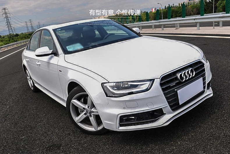 D-YL автомобильный Стайлинг для Audi A4L фары Audi A4 2013- светодиодный головной фонарь H7 D2H Hid вариант Ангел глаз биксеноновые фары