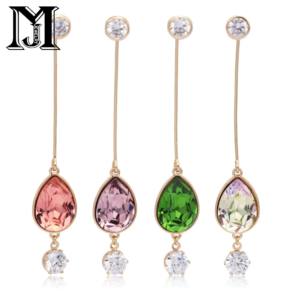 Модные цветные ювелирные изделия jiсаму подвеска серьги с цветком из розового