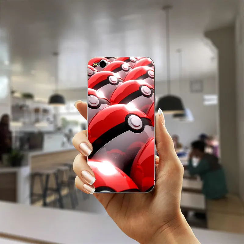 Cute Cartoon Pokemons Pika Go Mobile Phone Case for Sony Xperia M2 M4 M5 E3 E5 T3 XA Z Z1 Z2 Z3 Z4 Z5 Compact HTC | Мобильные