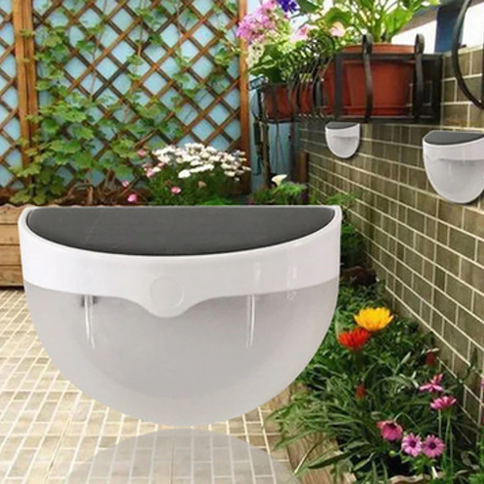 Светодиодный настенный светильник на солнечных батареях наружная