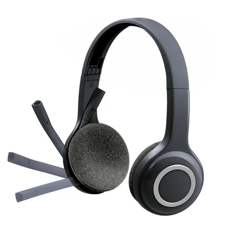 Беспроводная гарнитура logitech H600 2,4 ГГц, игровые стерео наушники, портативные наушники с микрофоном для ПК