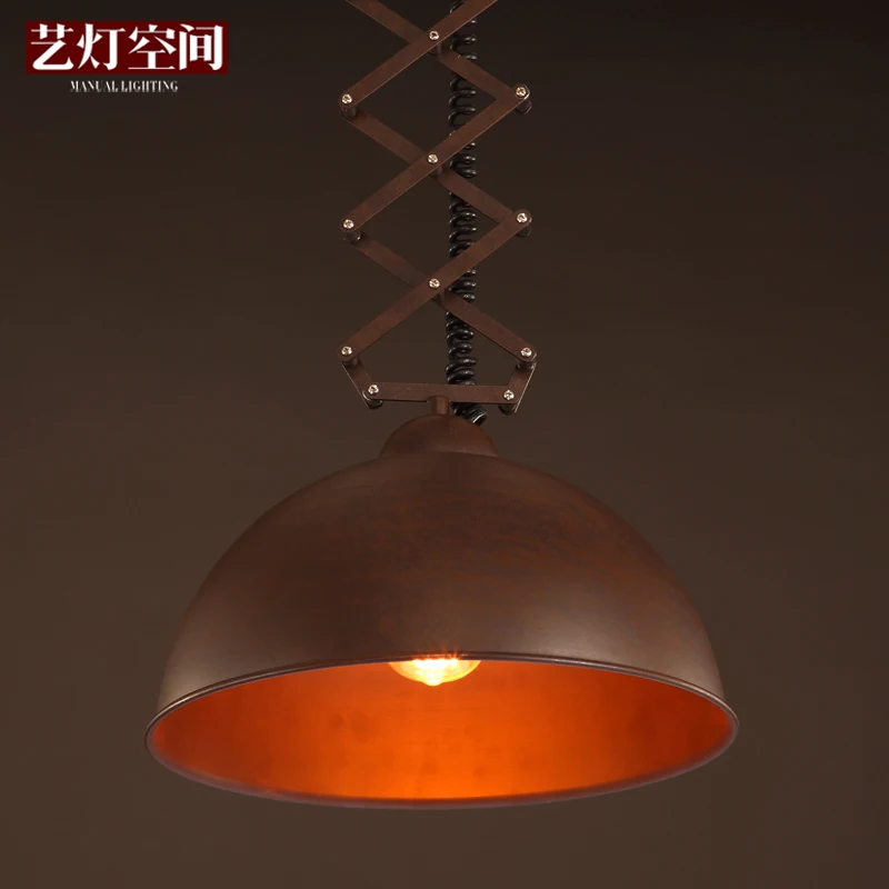 Creative Arts lamp retro loft space bar American country wrought iron balconies industrial stretch lid Ceiling | Обустройство дома