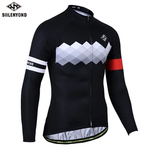 Велосипедная майка SIILENYOND 2019 Pro, с длинным рукавом, быстросохнущая, дышащая, для горного велосипеда, одежда для езды на велосипеде