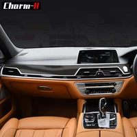 for bmw g11 g12 rhd 7 series 2016 2018 5d carbon fibre central control console gear shift panel interior protective film sticker