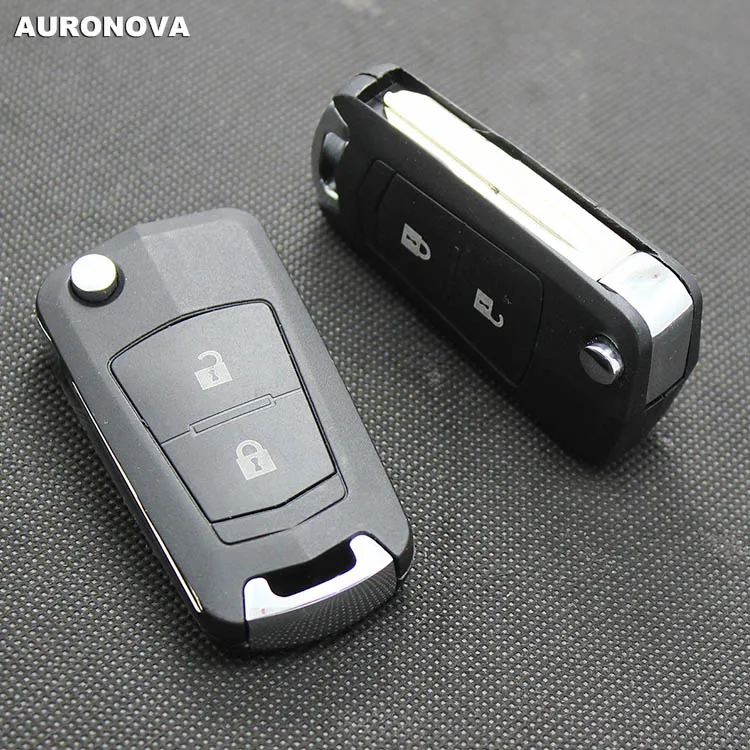 Auronva новый обновленный складной чехол для ключей Hyundai Elantra 2 кнопки дистанционного