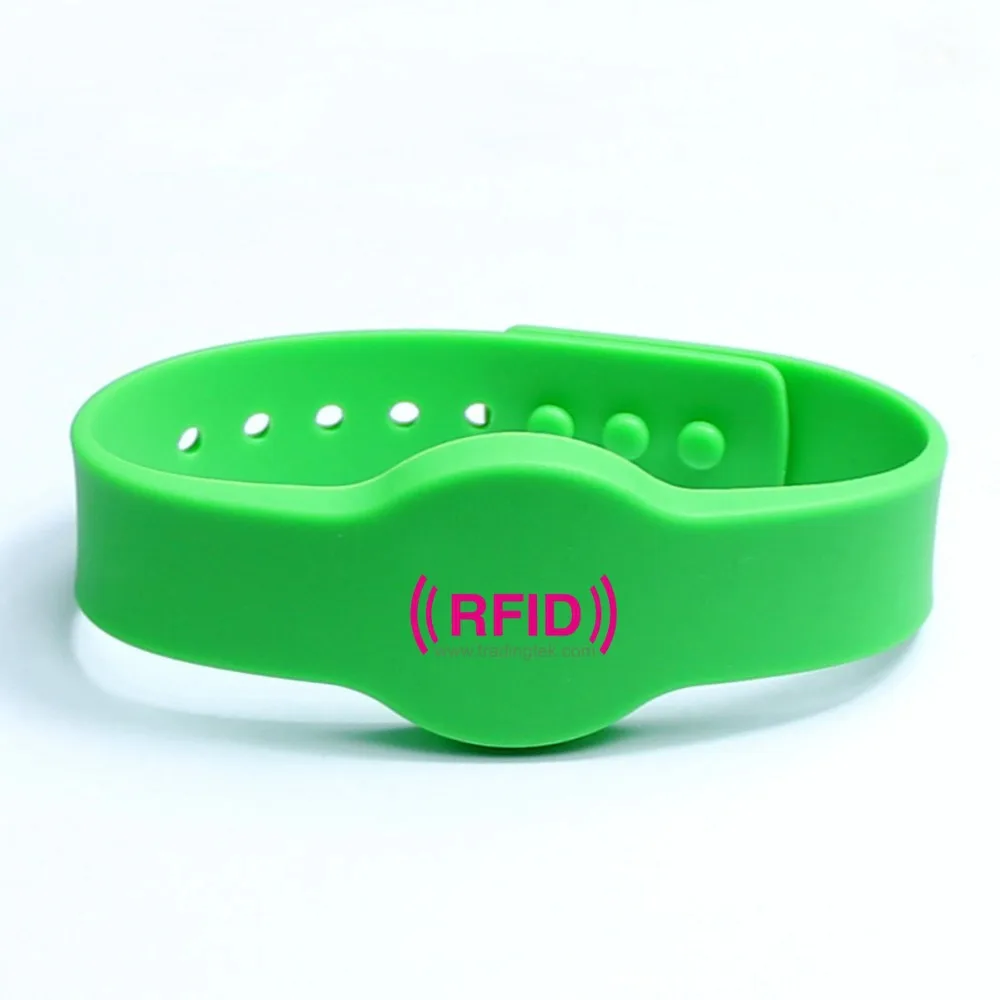 RFID 125KHz Silicone RFID Wristband with TK4100(compatible EM4100) in Access Control