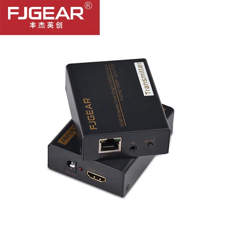 Удлинитель HDMI HD 1080P 1x1 50 м разветвитель и приемник кабель со Cat6 кабелем ethernet RJ45 для