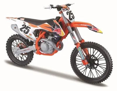 NO25KTM450SX-F Maisto 1:6 KTM Red Bull NO1 Авторизованная модель мотоцикла из сплава игрушечный автомобиль локомотив модель автомобиля украшение - Цвет: NO25KTM450SX-F