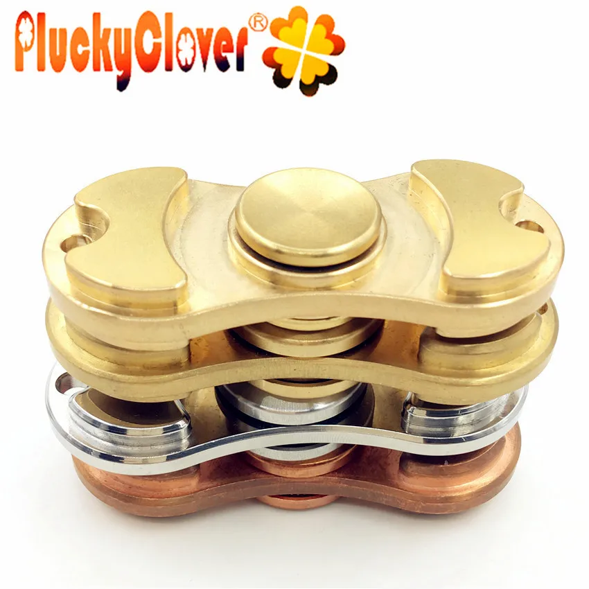 1 шт. латунный/алюминиевый/медный Спиннер металлический ручной с двумя