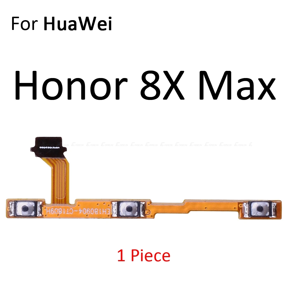 Немой переключатель питания лента-брелок для HuaWei Honor View 20 Note 10 9 9i 9 8C 8X Max Pro Lite кнопка включения и выключения громкости управление гибким кабелем