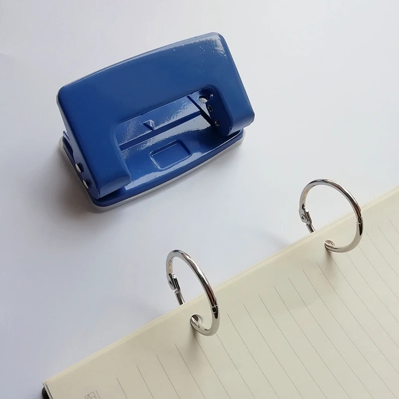 Новое металлическое кольцо с двойными звеньями сделай сам свободное для книги