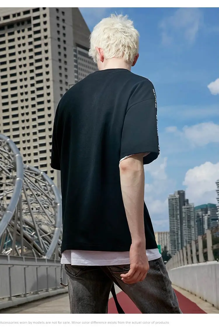JackJones Для Мужчин's Однотонная одежда свободного кроя с короткими Футболка с рукавами м | 219101526