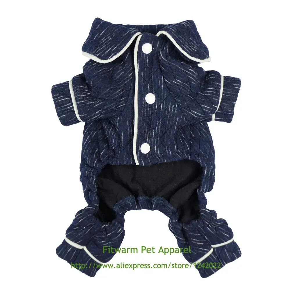 Fitwarm стильные пижамы для собак Одежда домашних животных пальто комбинезон мягкий