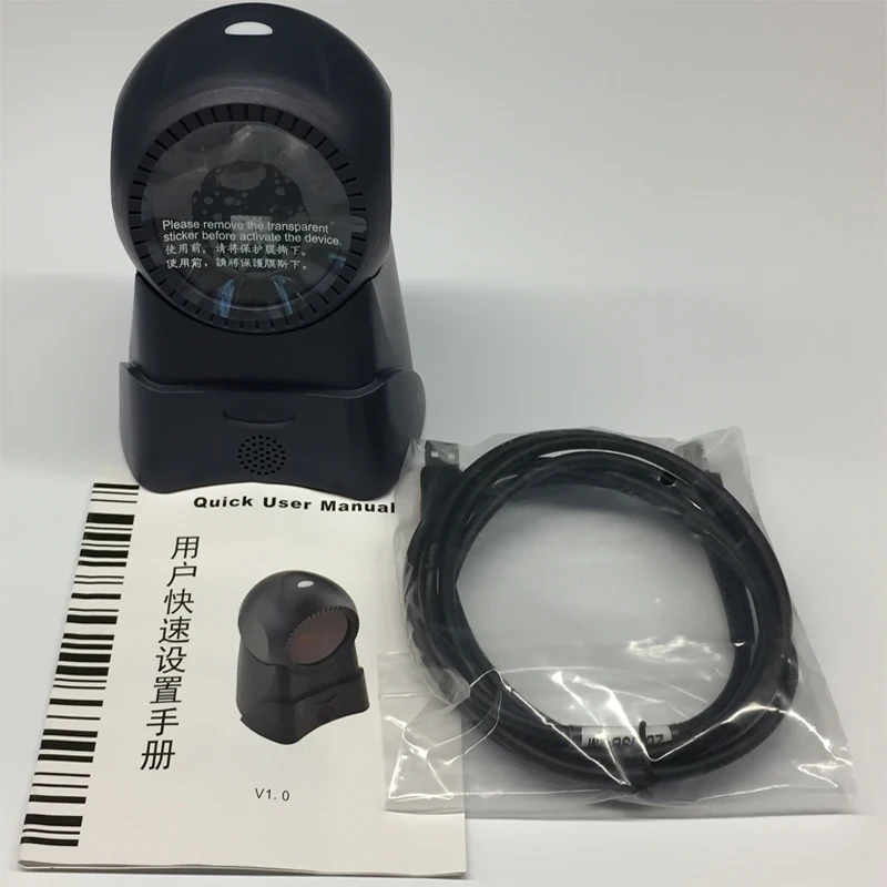 Всенаправленный лазерный сканер штрих кода с 100 линиями быстрый и точный при