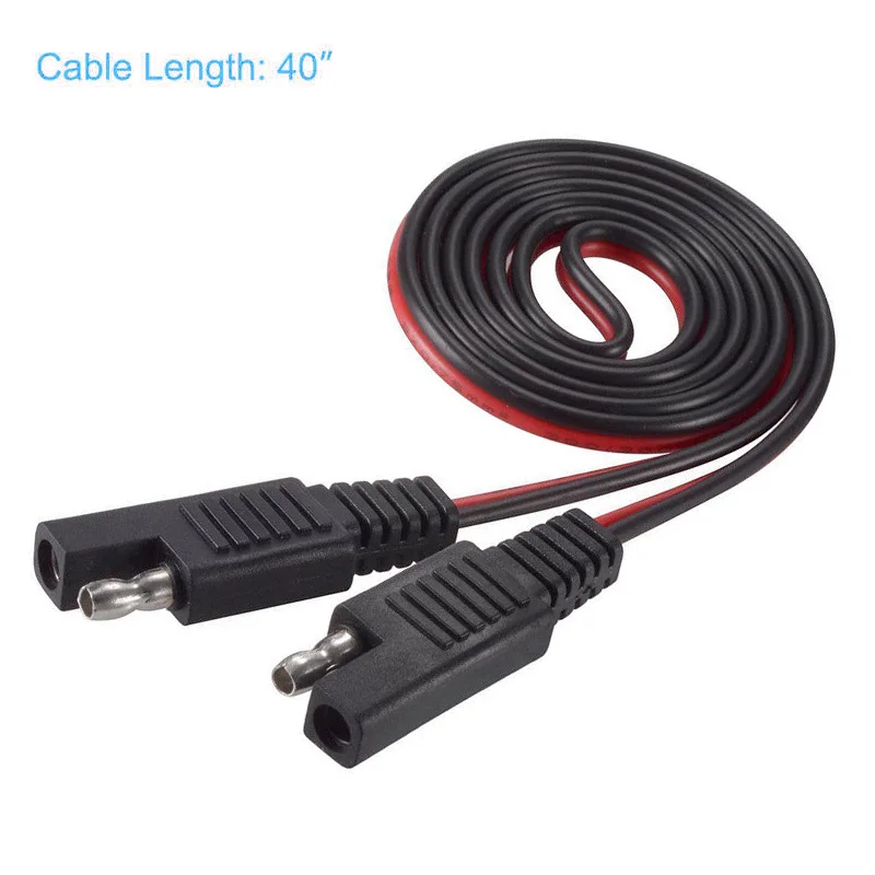 12 В мотоцикл SAE к USB двойной порт кабель адаптер зарядное устройство светодиодный