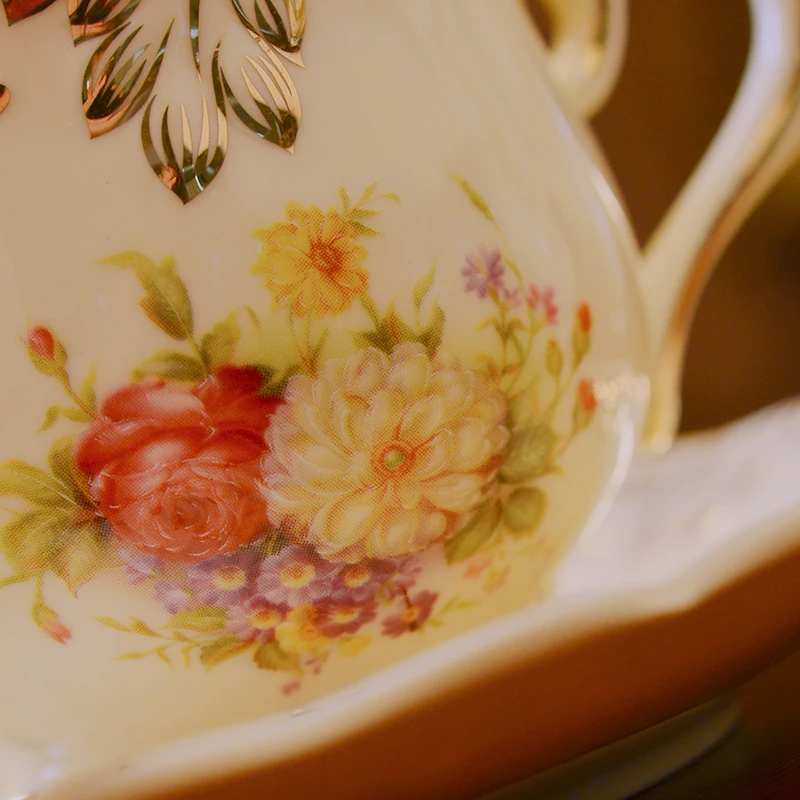 Фарфоровая чайная чашка цвета слоновой кости 250 мл|cup with|mug ceramicporcelain tea mugs |