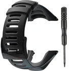 Спортивный браслет, черный резиновый ремешок для часов, дышащая сменная петля SS019474000 для SUUNTO AMBIT2 S REDAMBIT3