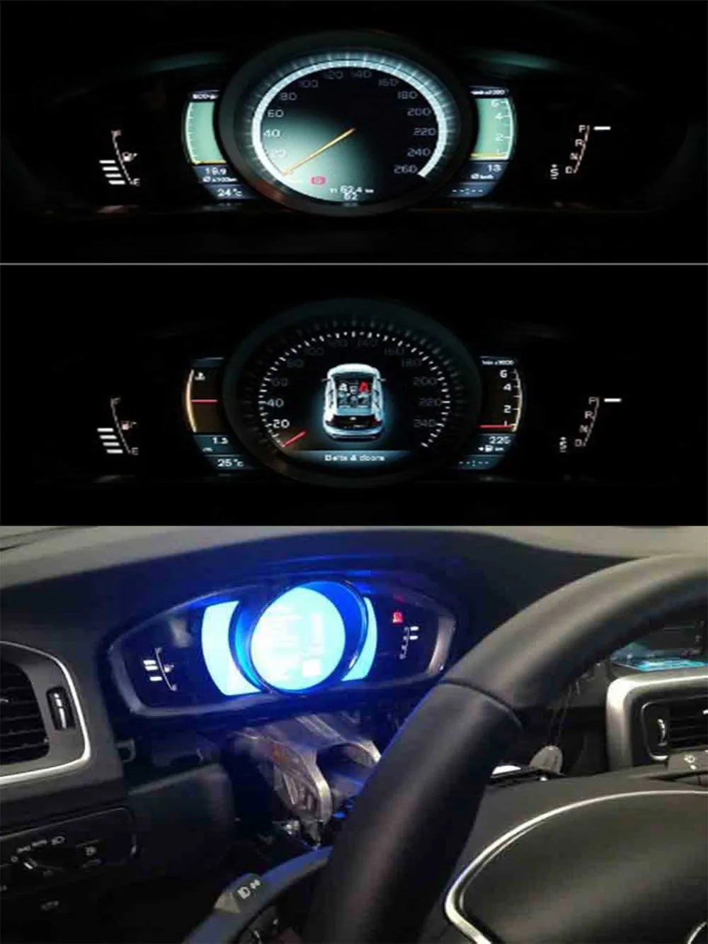 Обновленный цифровой прибор с ЖК-дисплеем TFT для VOLVO XC60 V60 S80L S60L XC90 S90L | Автомобили и