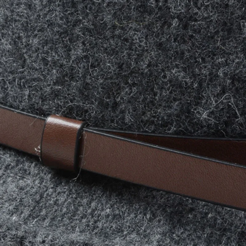 Оригинальный Роскошный мужской шерстяной Джазовый Шапка одноцветная Для мужчин