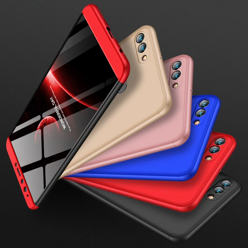 Чехол для Huawei Y9 2018 Роскошный Матовый чехол с полным покрытием на 360 градусов