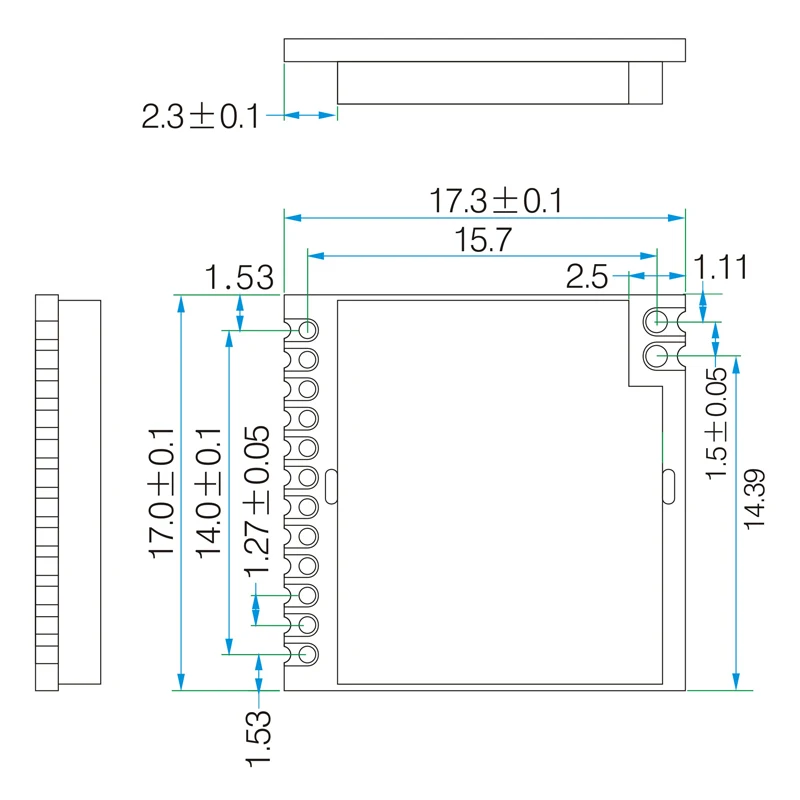 10 шт./лот большой диапазон 4 км 868 МГц | 915 МГц sx1276 Lora модуль LoRa1276