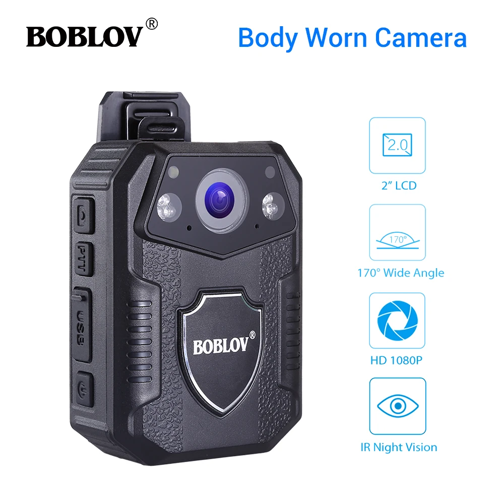 Boblov WZ2 средства ухода за кожей камера для правоприменения 4 к HD 1080 P 32 Гб DVR Видео