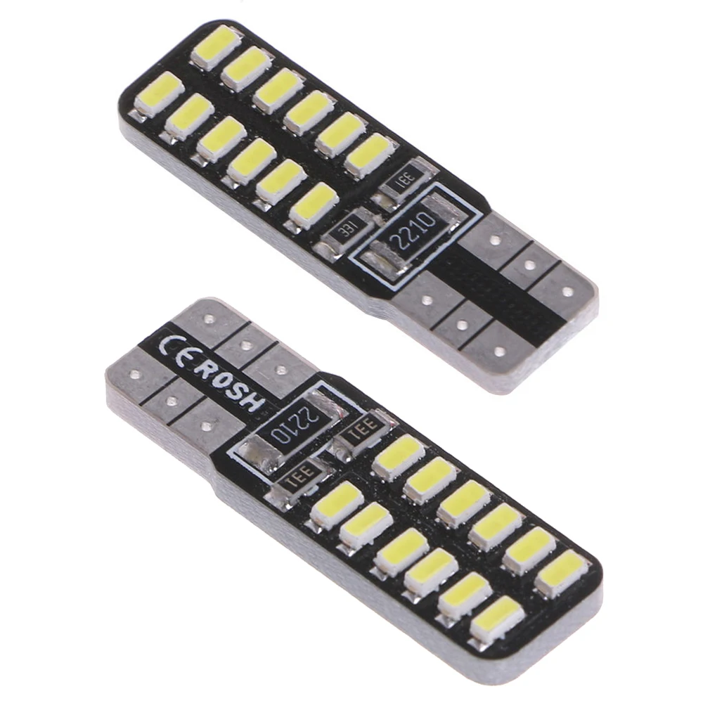Универсальный 2 шт. автомобильный мото свет T10 LED 194 W5W 24 CANBUS 3014SMD без ошибок боковой