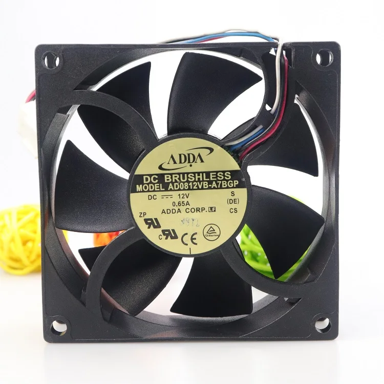 Осевой кулер вентилятор pwm для ADDA 12 В 0 65a 8025 80x80x25 мм инвертор сервера|cooling blower|cooler