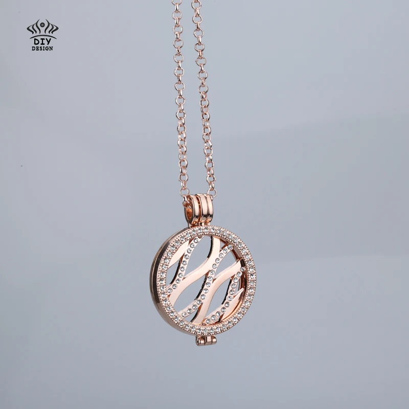 Мой 33 мм ожерелья подвески в виде монет из чистого золота розового цвета: