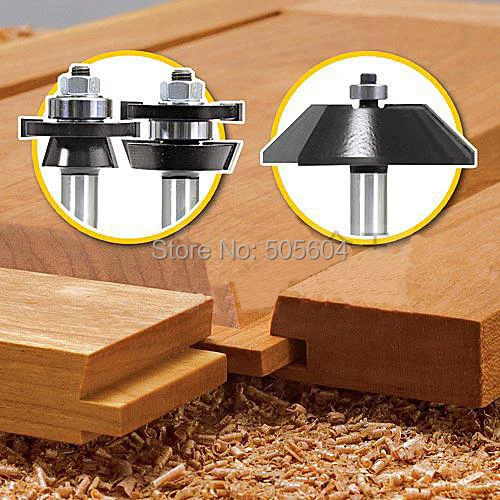 2 шт. круглый за деревообрабатывающие бурового инструмента 1/2 &quot фреза комплект