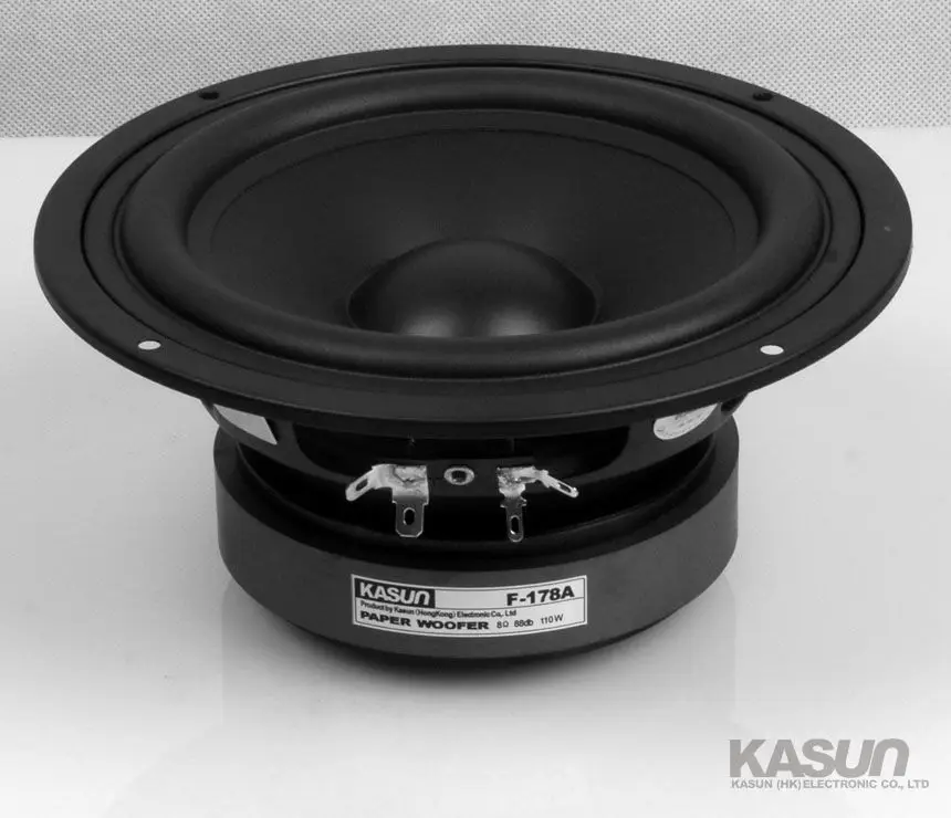1 шт. Hi Fi серия бумажный низкочастотный динамик F 178A 6 5 дюймовый басовый 110 Вт 8 Ом