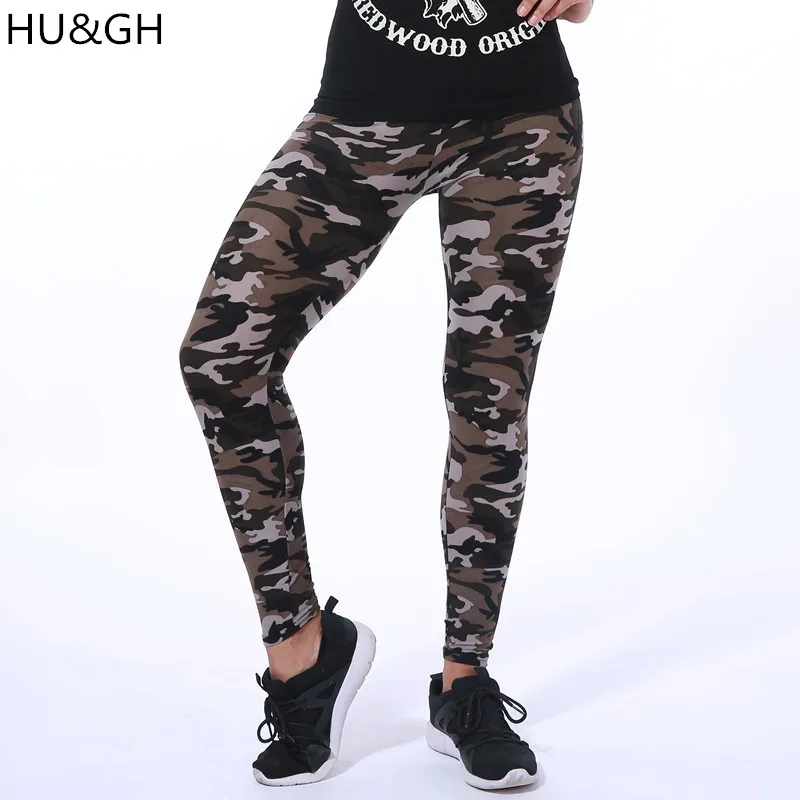 New 2021 Camouflage Printed Women Leggings Fashion Design Female Casual Polyester Soft Elasticity Pant Sexy Army Legging
